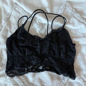 Elegant Black Lace Bralette
